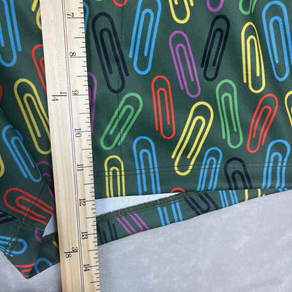Vintage Tulio Mens Large Paperclip Rainbow Swim Trunks Rare 80s Rainbowcore - Picture 11 of 14